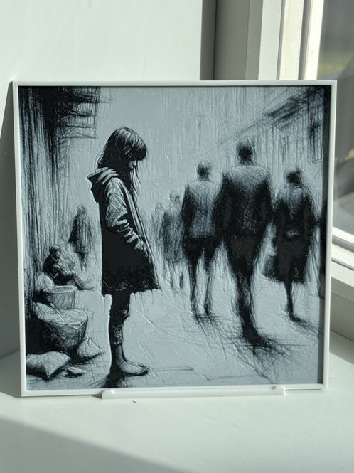Hovedbilde Veggkunst: Alone In The Crowd