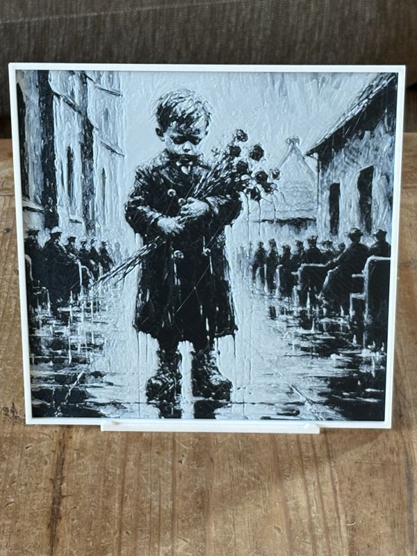 Veggkunst: Grieving